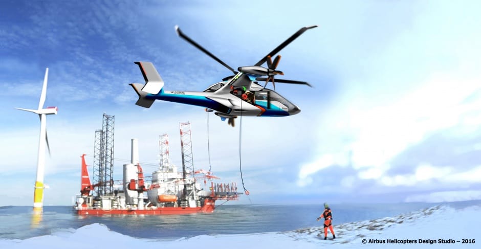The Clean Sky 2 Rotorcraft could reach distant offshore hydrocarbon and wind facilities more easily