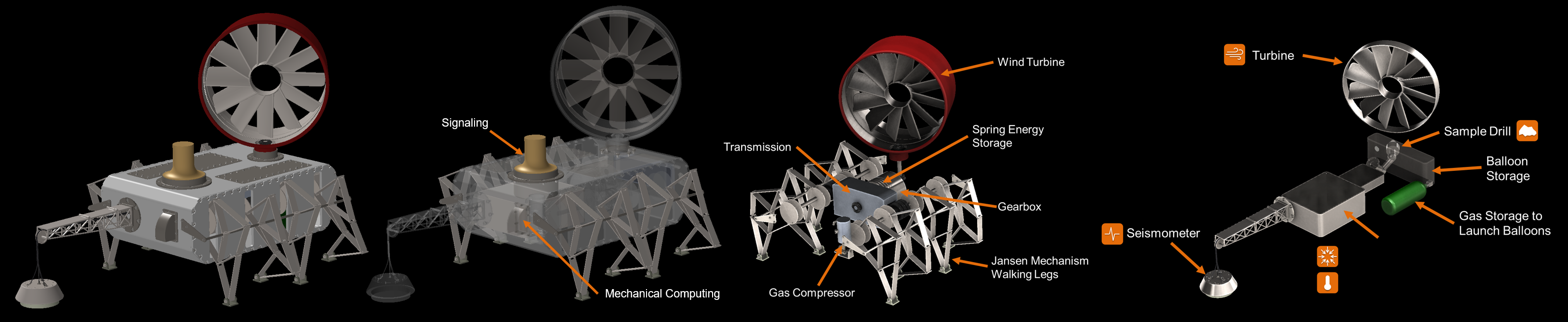 Venus mechanical rover