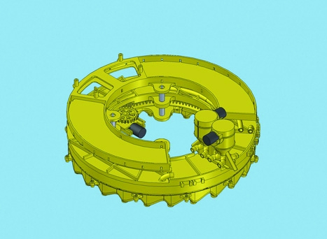 Layer cake:48 MFCs arranged in two tiers around EcoBot-III enable it to ‘breathe’