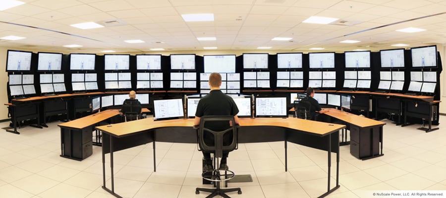 NuScale Power control room simulator (Credit: NuScale)
