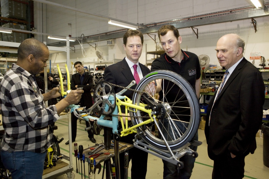 25/01/11 Brompton Factory Nick Clegg Vince Cable