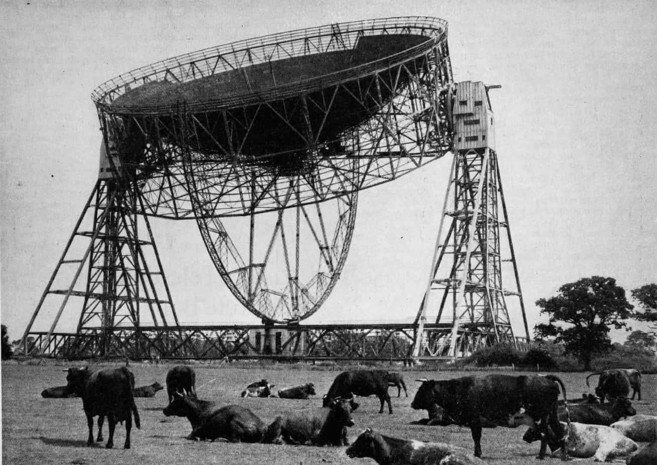 The Lovell Telescope in 1957