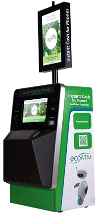 ecoATM has developed a unique, automated system that lets consumers trade in old electronic devices for reimbursement or recycling