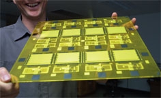 Flexible friend: Plastic semiconductors are ideal for making lightweight display screens