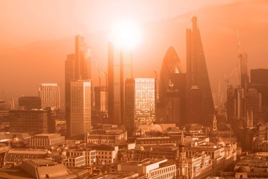Temperatures in London in summer 2018 were 1.6°C above average