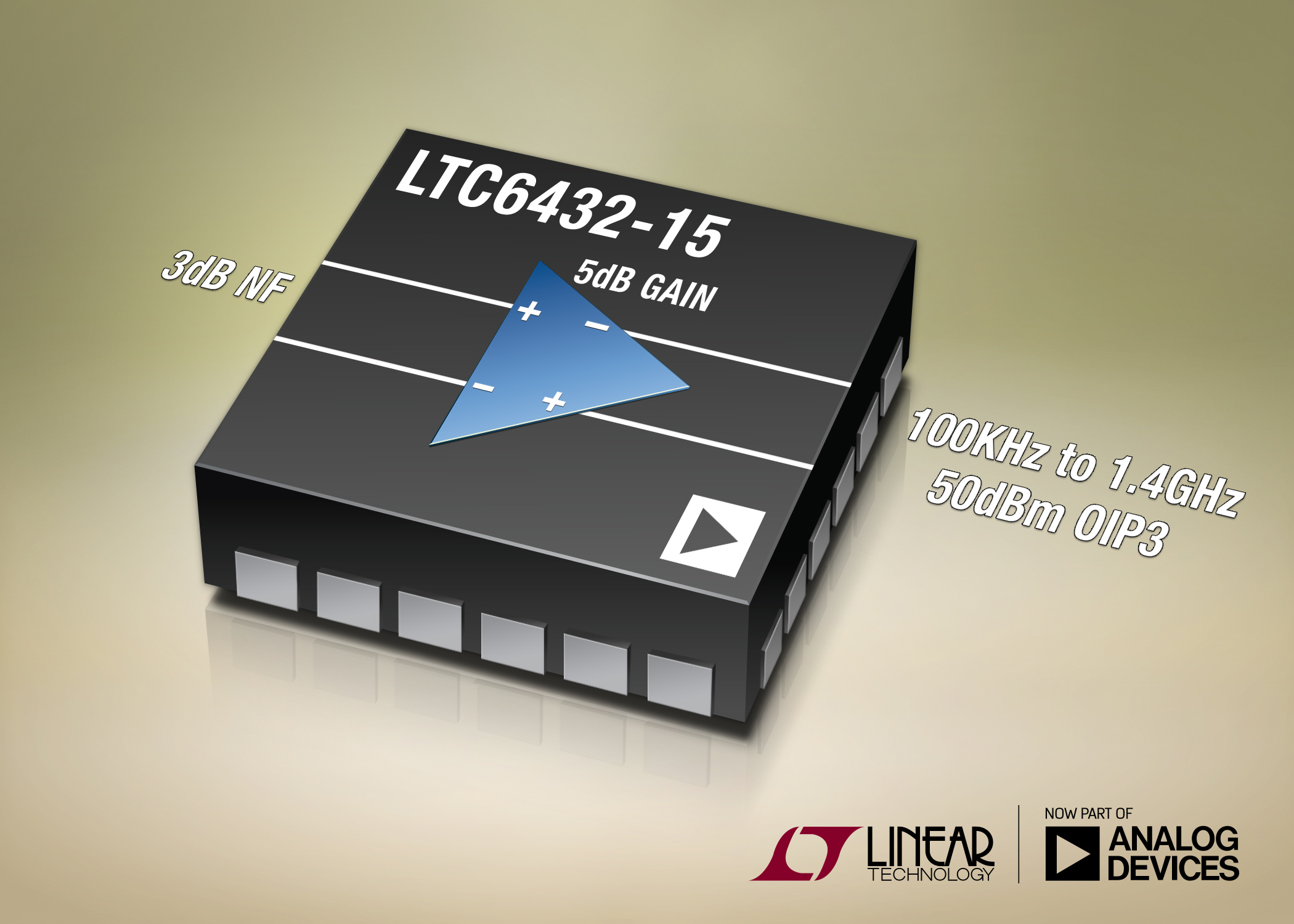 wideband fully differential amplifier with 15dB gain