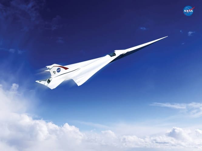 Artist’s concept of a possible QueSST X-plane design (Credit: Lockheed Martin)