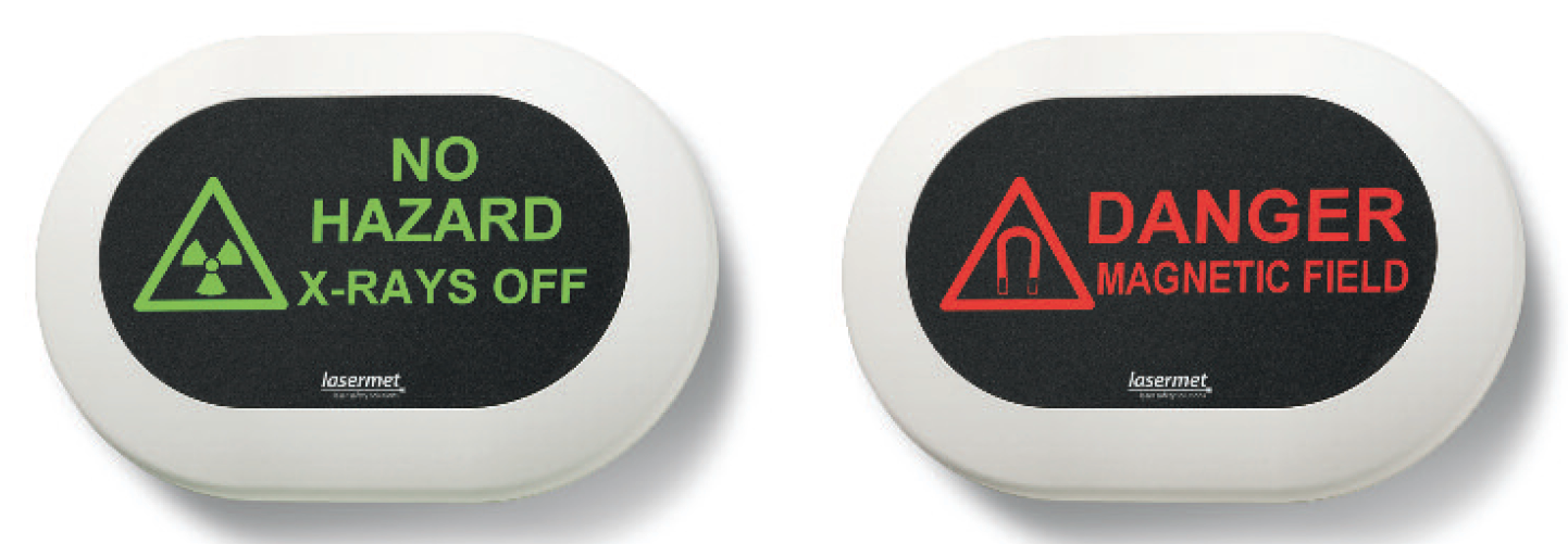 Low-voltage LED warning and room information signs