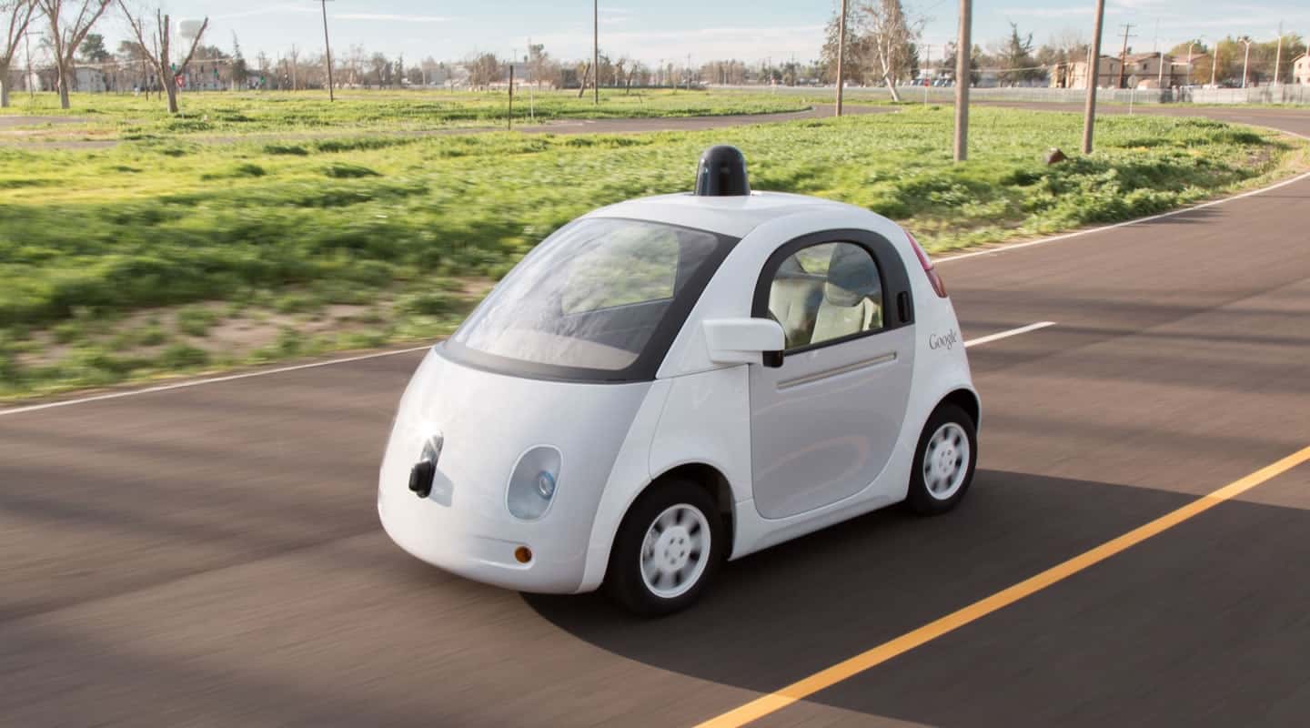 Google's latest experimental self-driving car; non-automotive companies are now challenging the sector