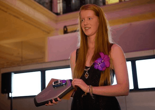 Harriet Vickers, recipient of the 2103 Range Rover Evoque WISE scholarship