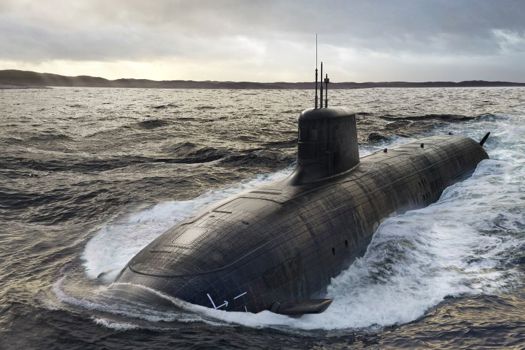 Artist's impression of SSN-AUKUS 