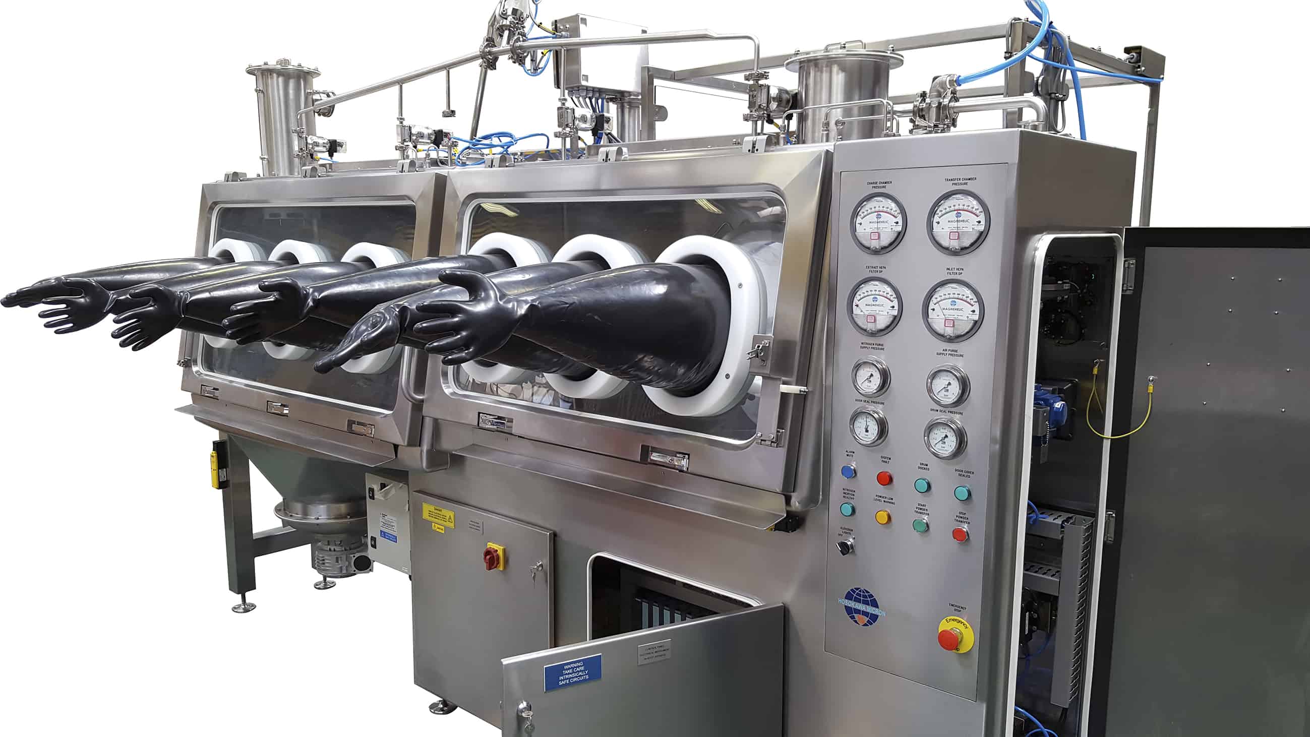 System charges a reactor vessel with bulk powders