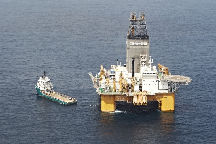 BP's Deepsea Stavanger platform off the coast of Angola