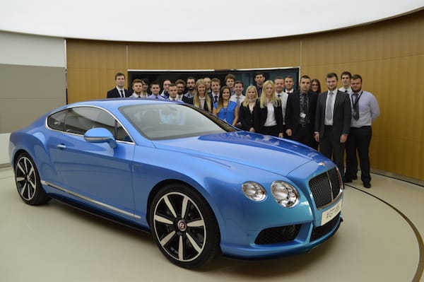 Bentley operates in 58 countries, with 193 sales sites