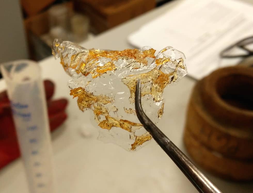 Chitosan film from shrimp shells