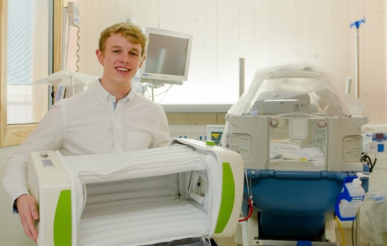 James's invention has won the James Dyson Award, the Glendenbrook Prize, and most recently the Royal Academy of Engineering’s JC Gammon Award.
