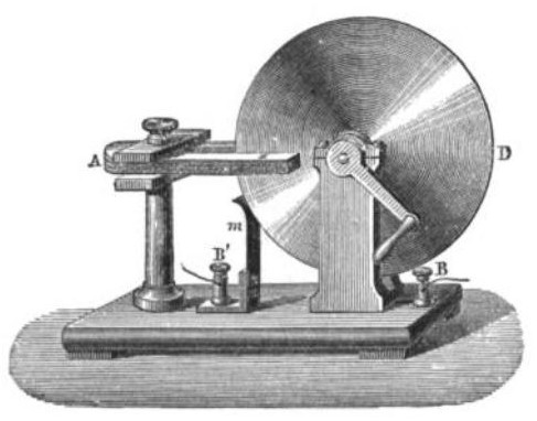 The Faraday wheel was the first demonstration of generating electrical current