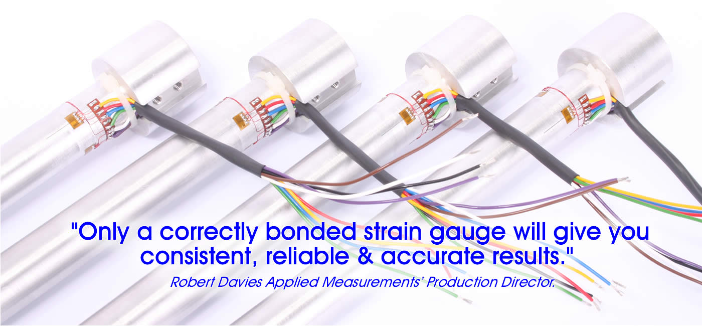 Strain gauge bonding