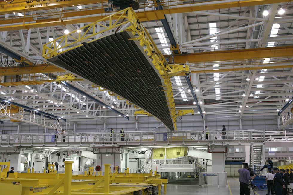 Airbus starts making the wings for first A350 XWB