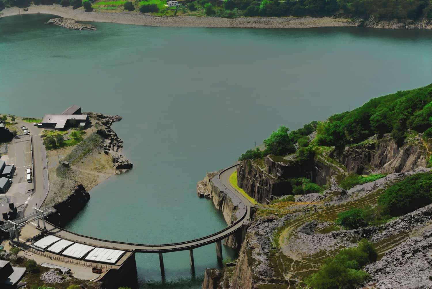 Pumped hydroelectric, such as Dinorweg in Wales, is not the only large-scale energy storage method