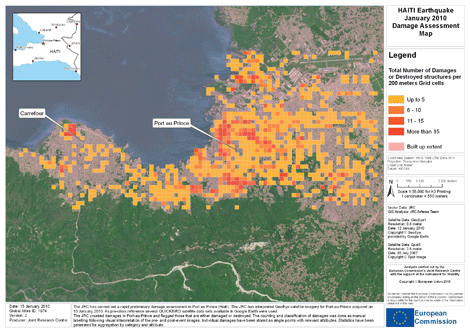 Damage map