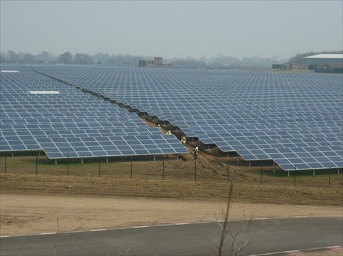 Lark energy's 34MW Wymeswold installation is currently the UK's largest solar park