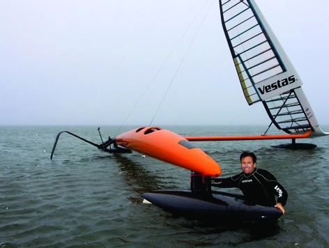 Vestas SailRocket II with pilot Paul Larson