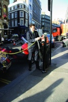 A charging point in Westmister, London