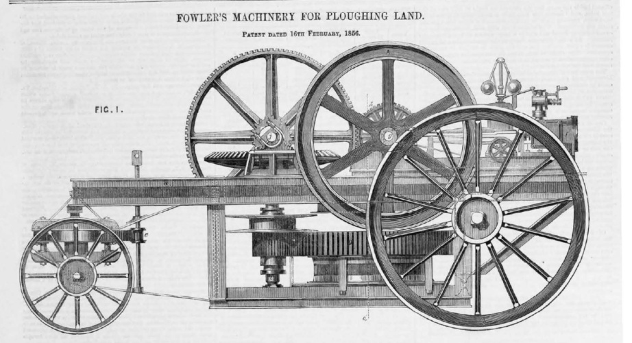 steam-driven plough