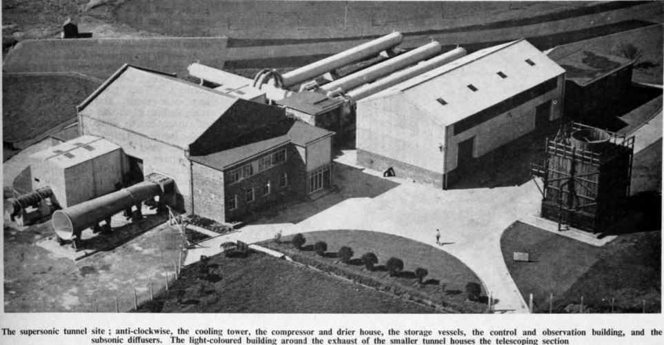 An overhead view of the facility