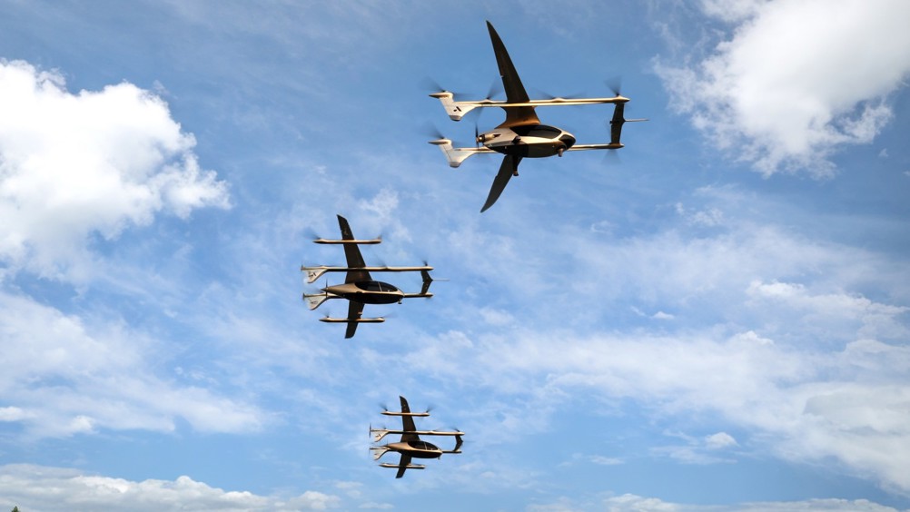During trial three generations of the company’s Prosperity I electric aircraft flew simultaneously at different heights and for different durations