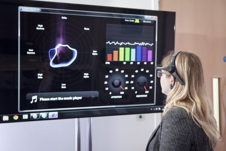 JLR is looking into monitoring driver brainwaves through the steering wheel.