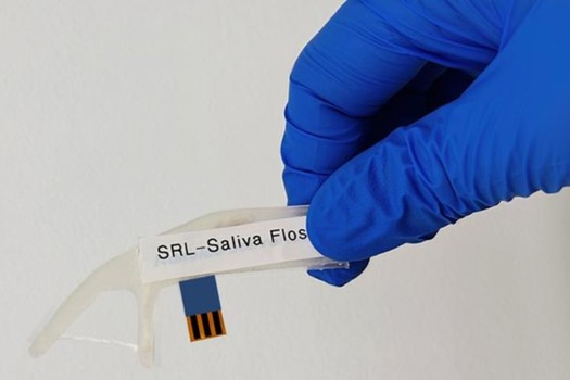 The Tufts dental floss pick has a sensor that can assess stress levels