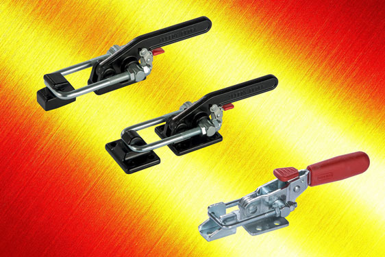 Latch clamps with safety release trigger 