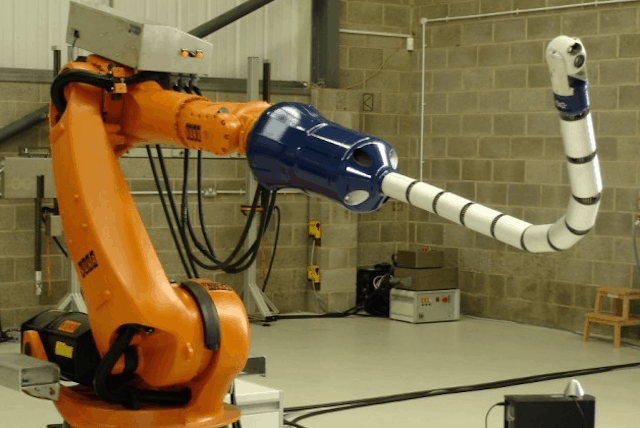 Snake arm robots are ideal for accessing hard to reach environments