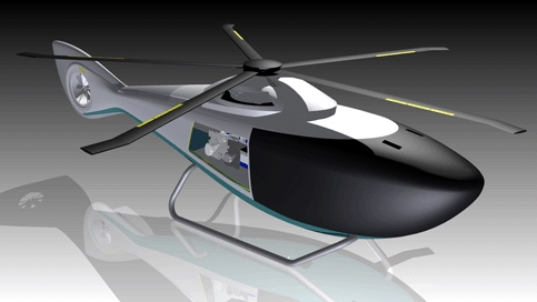 Diesel-electric hybrid propulsion system for helicopters