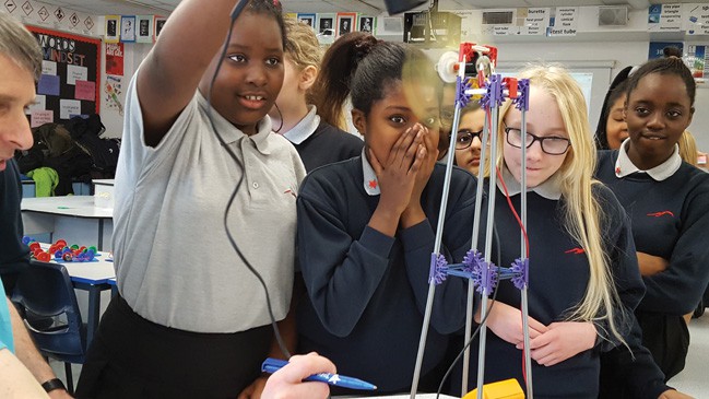 A Tomorrow's Engineers Energy Quest workshop at Jo Richardson Community School in Dagenham