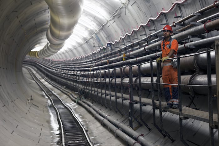 26 miles of tunnels are being built beneath London