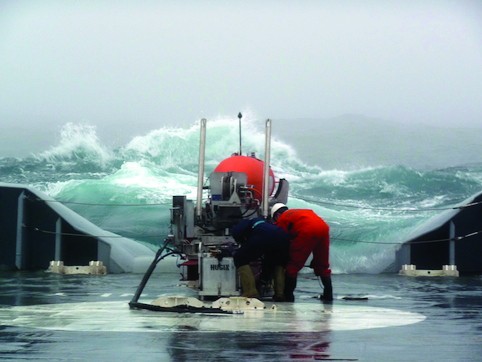 The Hugin can be deployed in relatively rough sea-states