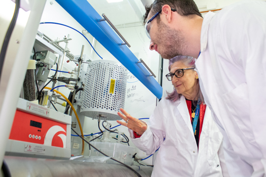 Professor Ocone leads the team through the research