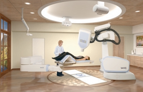 The Cyberknife radiotherapy system can compensate for patient movement