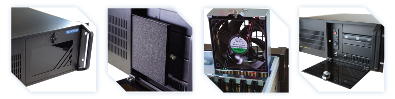 IC-445-G 4U rack mount computer for controlled applications 