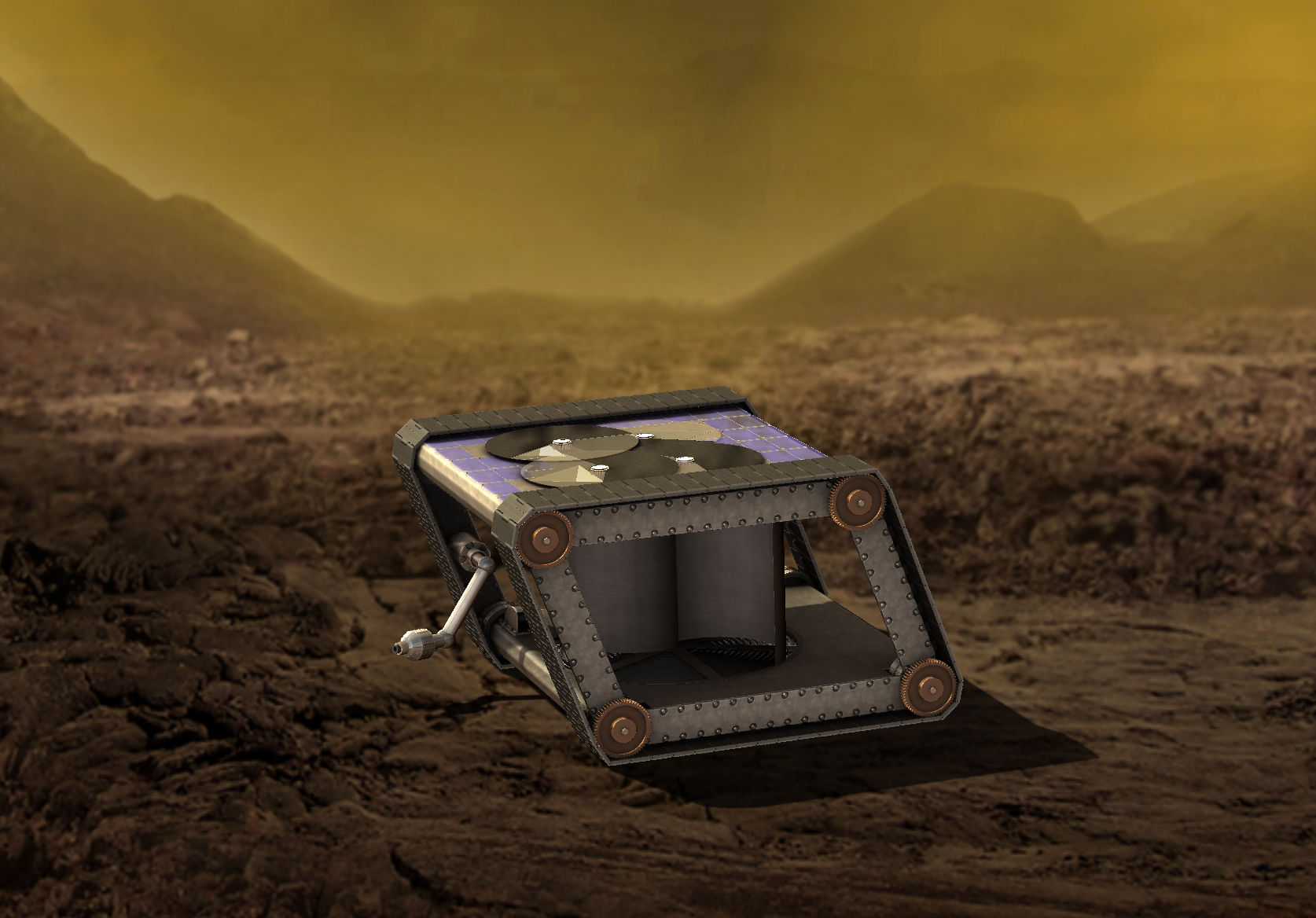 Venus mechanical rover