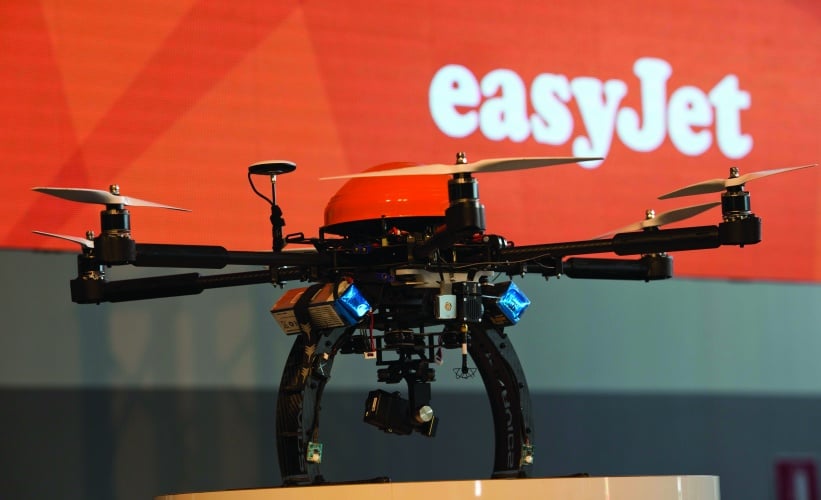 easyjet drone