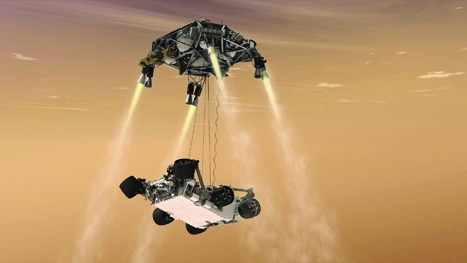 planetary exploration skycrane discovery