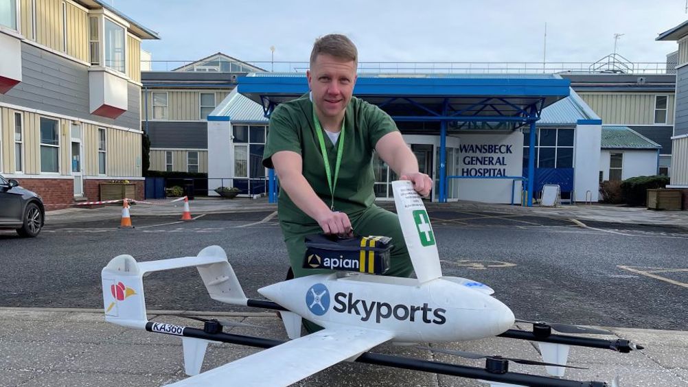 Apian UAV at Wansbeck General Hospital