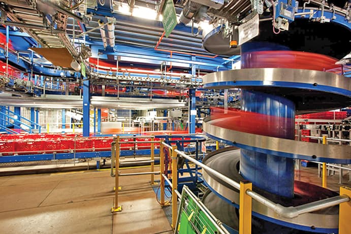 Ocado warehouse