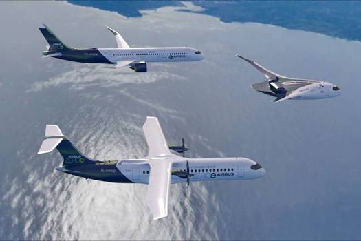 Airbus ZEROe - Formation Flight