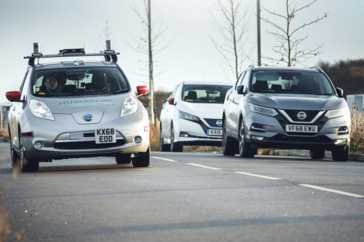 Human-like Nissan Leaf