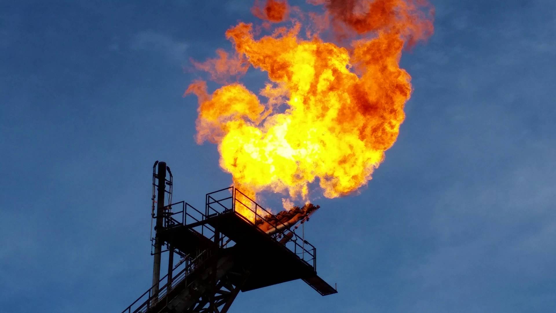 carbon activation oil field flare